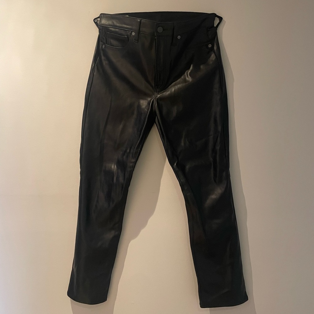 GAP leather pants